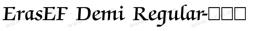 ErasEF Demi Regular字体转换